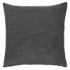 Housse de coussin Pahea gris foncé l.45 x H.45cm GoodHome
