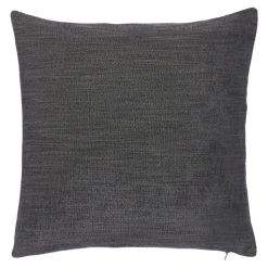 Housse de coussin Pahea gris foncé l.45 x H.45cm GoodHome