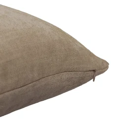 Housse de coussin Pahea marron l.45 x H.45cm GoodHome