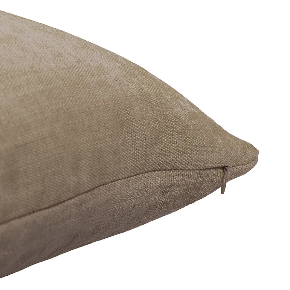 Housse de coussin Pahea marron l.45 x H.45cm GoodHome