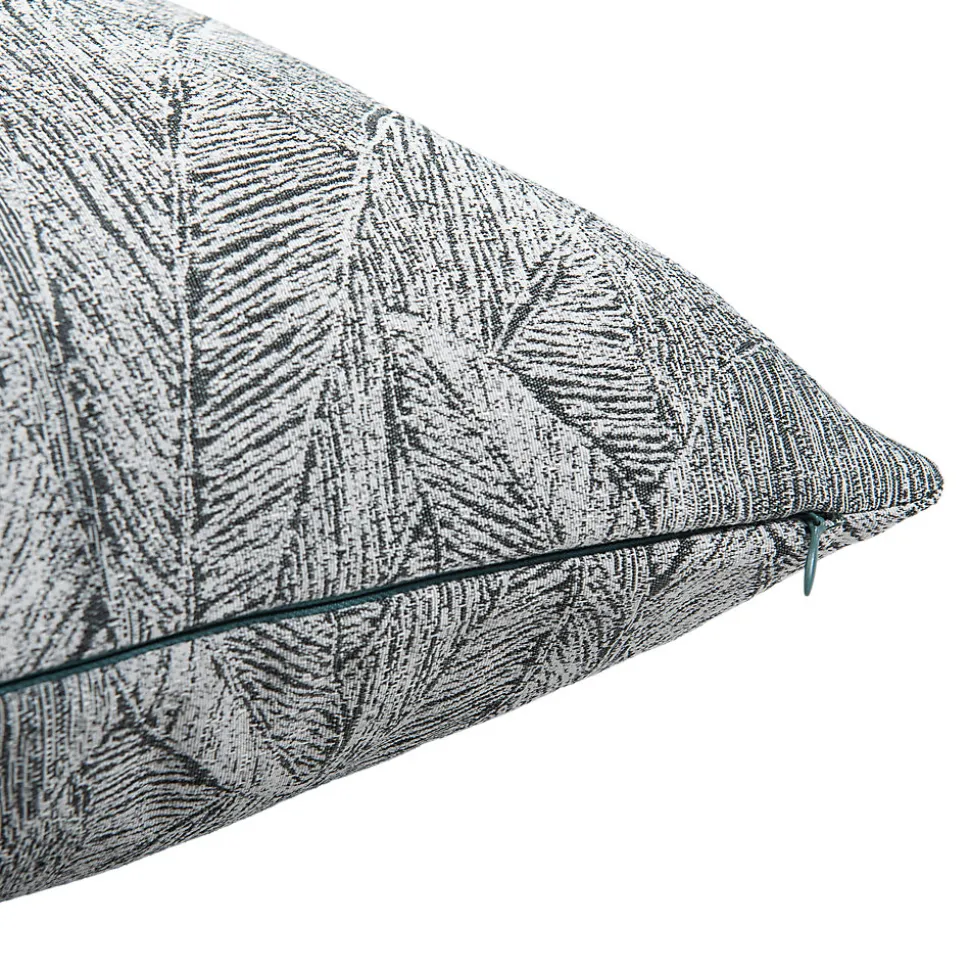 Housse de coussin Patan feuillage vert l.45 x H.45cm GoodHome