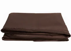 Housse de coussin pour palette de dimensions 120x50x10cm housse de coussin avec fermeture éclair taie d'oreiller marron