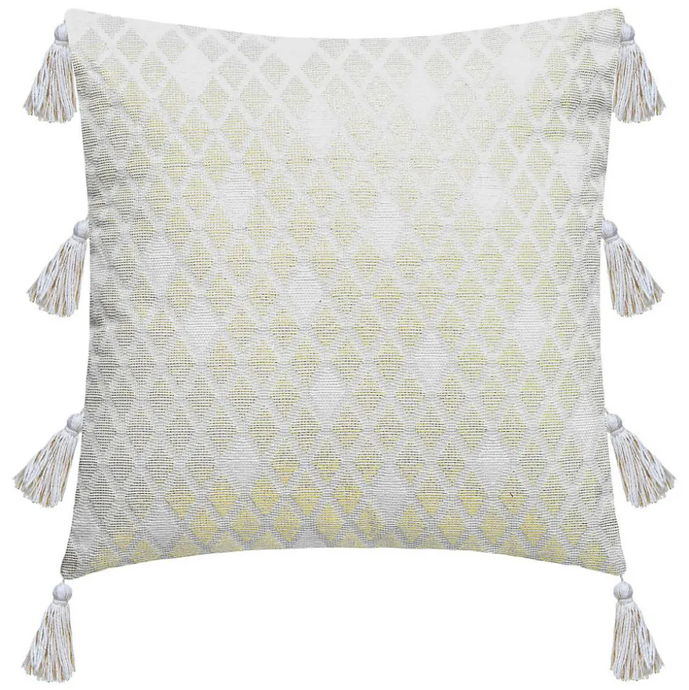 Housse de coussin Shine - coton - blanc - 40x40 cm - Atmosphera
