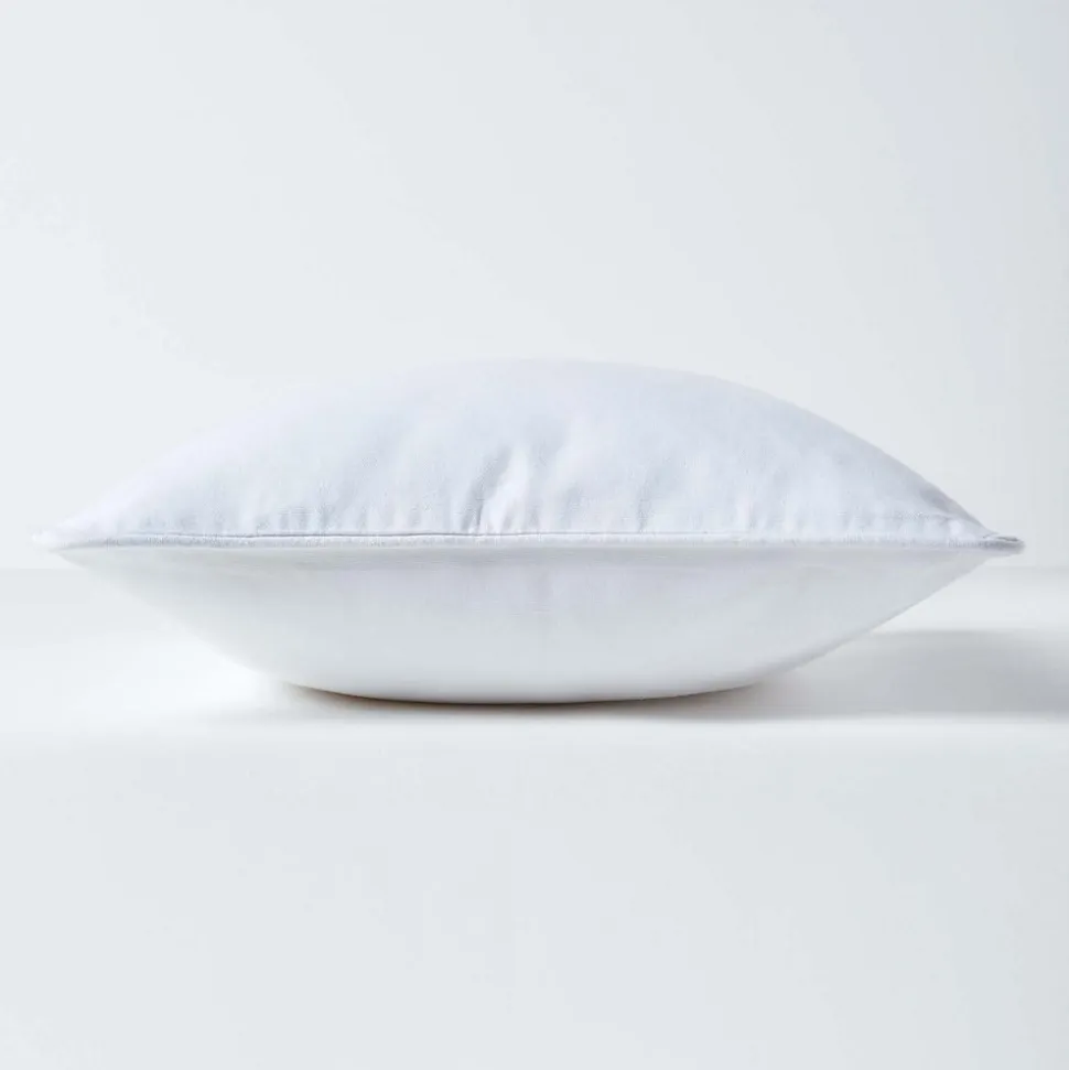 Housse de coussin uni blanc cassé, 30 x 50 cm - HOMESCAPES