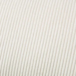 Housse de coussin velours cotelé Akola blanc cassé l.50 x H.30cm GoodHome