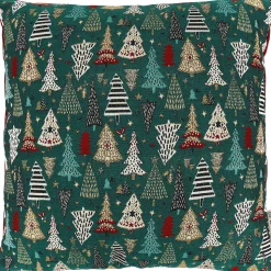 Housse de coussin 40x40 cm CELEBRATION Vert Epicea