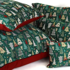 Housse de coussin 40x40 cm CELEBRATION Vert Epicea