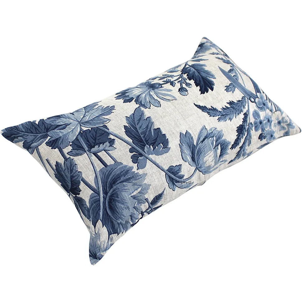 Housse de coussin 30x50 cm COSSITO Feuilles de blé 100% Lin