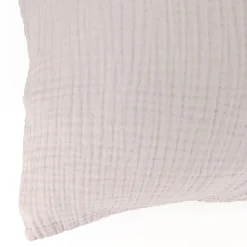 Housse de coussin 40x60 cm coton collection PAROS beige ficelle