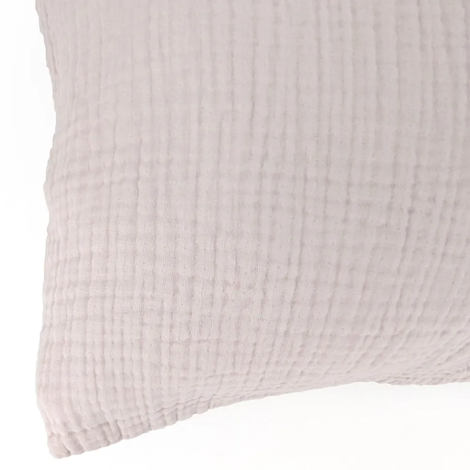 Housse de coussin 40x60 cm coton collection PAROS beige ficelle
