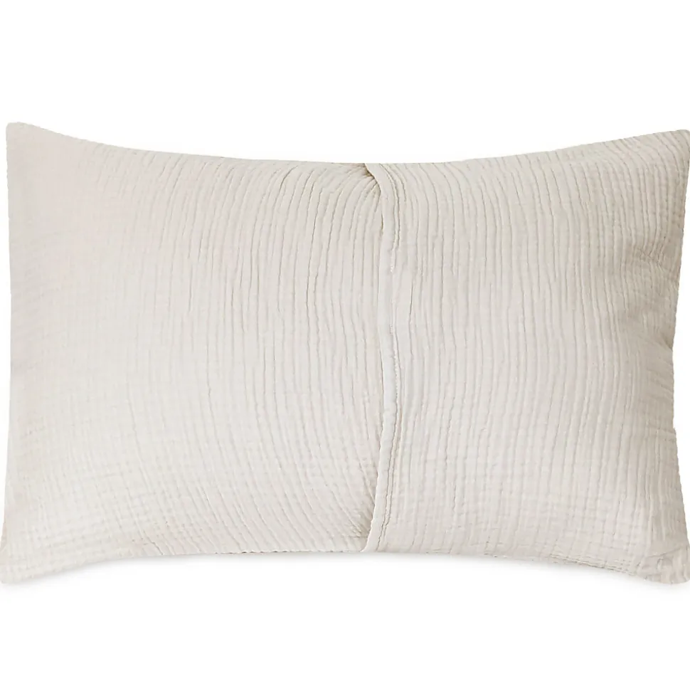 Housse de coussin 40x60 cm coton collection PAROS beige ficelle