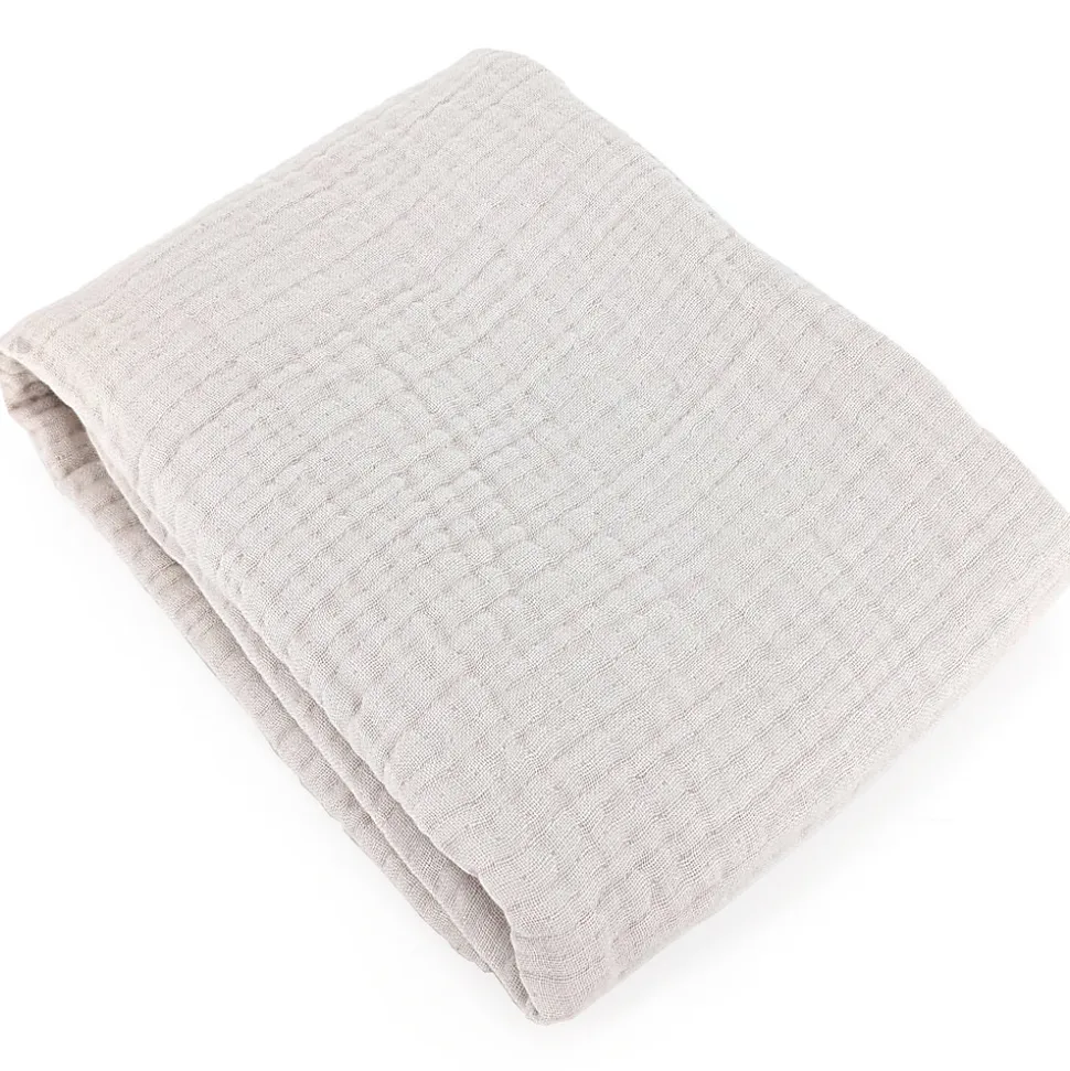 Housse de coussin 40x60 cm coton collection PAROS beige ficelle