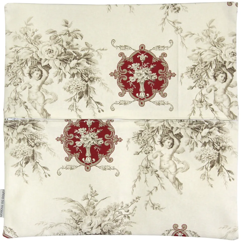 Housse de coussin 45x45 cm DRENA Anges coton