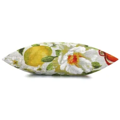 Housse de coussin 45x45 cm GALLINA Agrumes 100% Lin