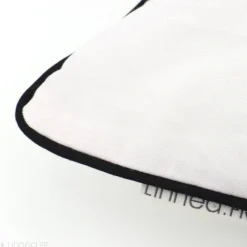 Housse de coussin 20x20 cm MONTSEGUR Blanc