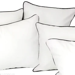 Housse de coussin 20x20 cm MONTSEGUR Blanc