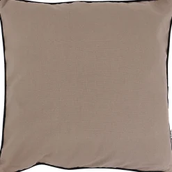 Housse de coussin 45x45 cm MONTSEGUR marron Tourterelle