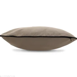 Housse de coussin 45x45 cm MONTSEGUR marron Tourterelle