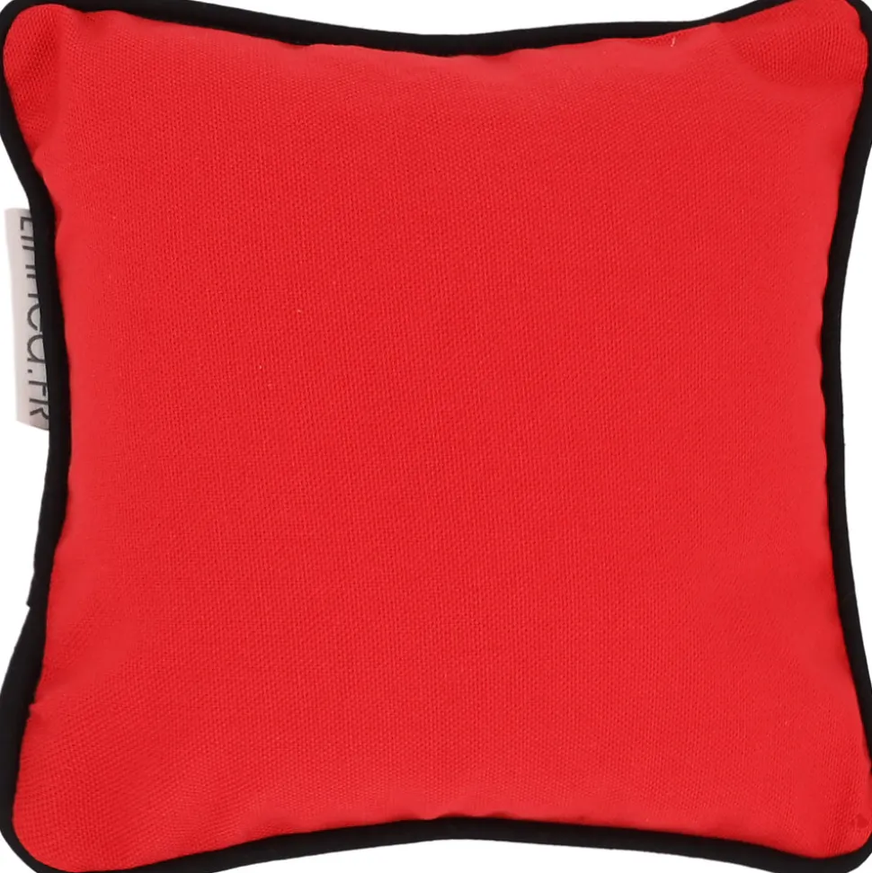 Housse de coussin 20x20 cm MONTSEGUR rouge Tomate