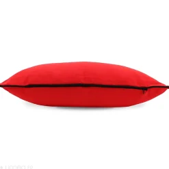 Housse de coussin 30x50 cm MONTSEGUR rouge Tomate