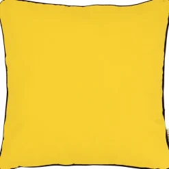 Housse de coussin 40x40 cm MONTSEGUR jaune Curcuma