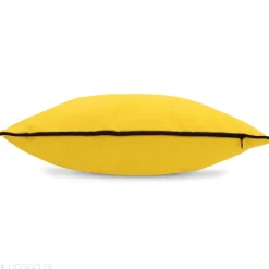 Housse de coussin 40x40 cm MONTSEGUR jaune Curcuma