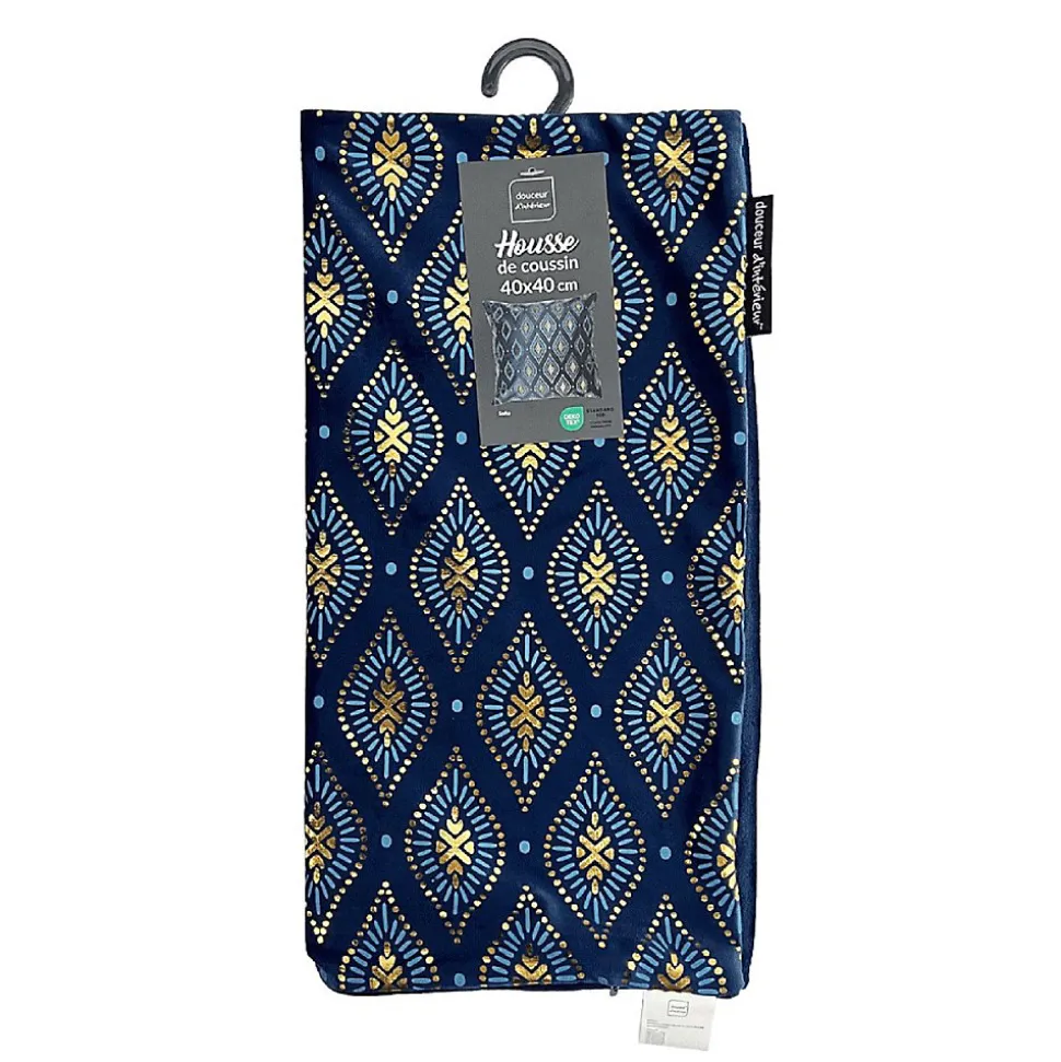Housse de coussin 40x40 cm velours Sofia