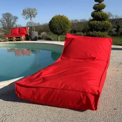 Housse de matelas bain de soleil (160x65 cm - Rouge)