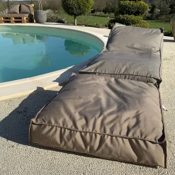 Housse de matelas bain de soleil (160x65 cm - Taupe)