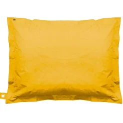 Housse vide de coussin de sol XXL jaune Oviala