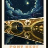 Image encadrée pont Neuf rivière Garonne l.30 x H. 40cm Dada Art