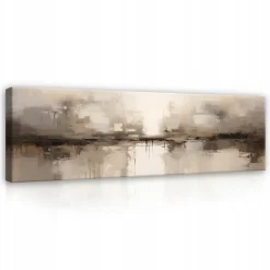 Impression sur toile abstrait loft moderne 145x45 cm xxl tableau décoration deco murale intissée pour salon chambre cuisine