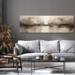 Impression sur toile abstrait loft moderne 145x45 cm xxl tableau décoration deco murale intissée pour salon chambre cuisine