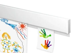 Info Rail pour suspendre dessin, poster, feuilles de présentation - Cimaise Artiteq Noir , 100 cm