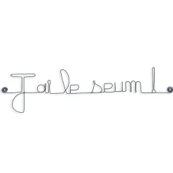 J'ai le seum - Sculpture fil de fer 50-60 cm - Bijoux de mur