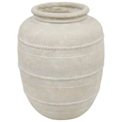 Jarre Romia blanc H46cm - Atmosphera