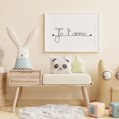 Je t'aime - Sculpture fil de fer 40-50 cm - Bijoux de mur
