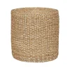 Jenna - pouf - en jute naturelle - Lisa Design