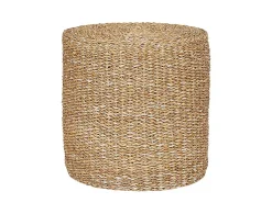 Jenna - pouf - en jute naturelle - Lisa Design