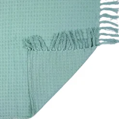 Jeté de canapé en coton gaufré 170x250 cm