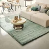 Joy - tapis rectangulaire - fausse fourrure - vert sauge - Lisa Design