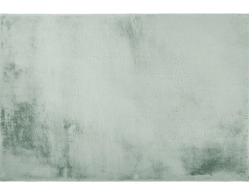 Joy - tapis rectangulaire - fausse fourrure - vert sauge - Lisa Design