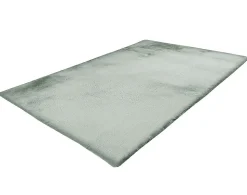 Joy - tapis rectangulaire - fausse fourrure - vert sauge - Lisa Design