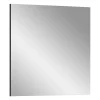 Kai - Miroir (L/H/P : 80x73x2 cm) en imitation basalte gris et imitation Artisan
