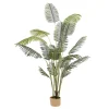 Kentia 210 - Plante Artificielle Tropicale Kentia H210 cm pour l'intérieur et l'extérieur avec pot Beige