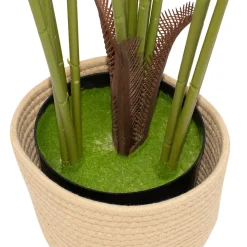 Kentia 210 - Plante Artificielle Tropicale Kentia H210 cm pour l'intérieur et l'extérieur avec pot Beige