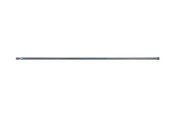 Kit barre de rideau GoodHome 70/100 Konera Nickel