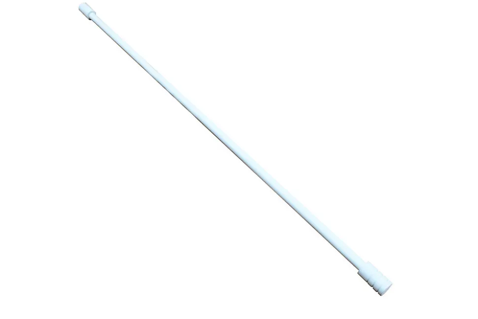 Kit barre de rideau GoodHome embout bouchon 70/100 Dokos Mat