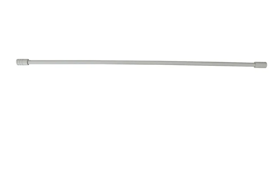 Kit barre de rideau GoodHome embout bouchon 70/100 Dokos Mat