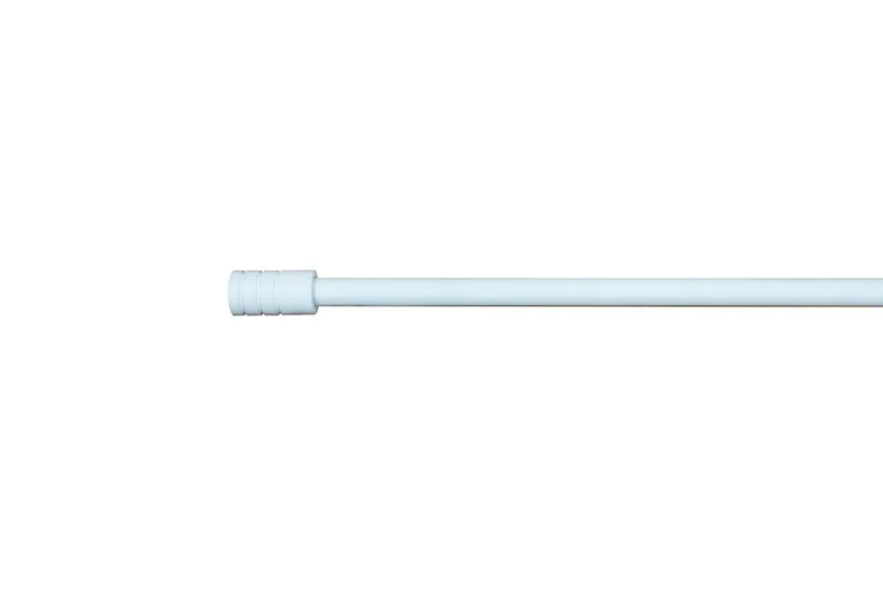 Kit barre de rideau GoodHome embout bouchon 70/100 Dokos Mat